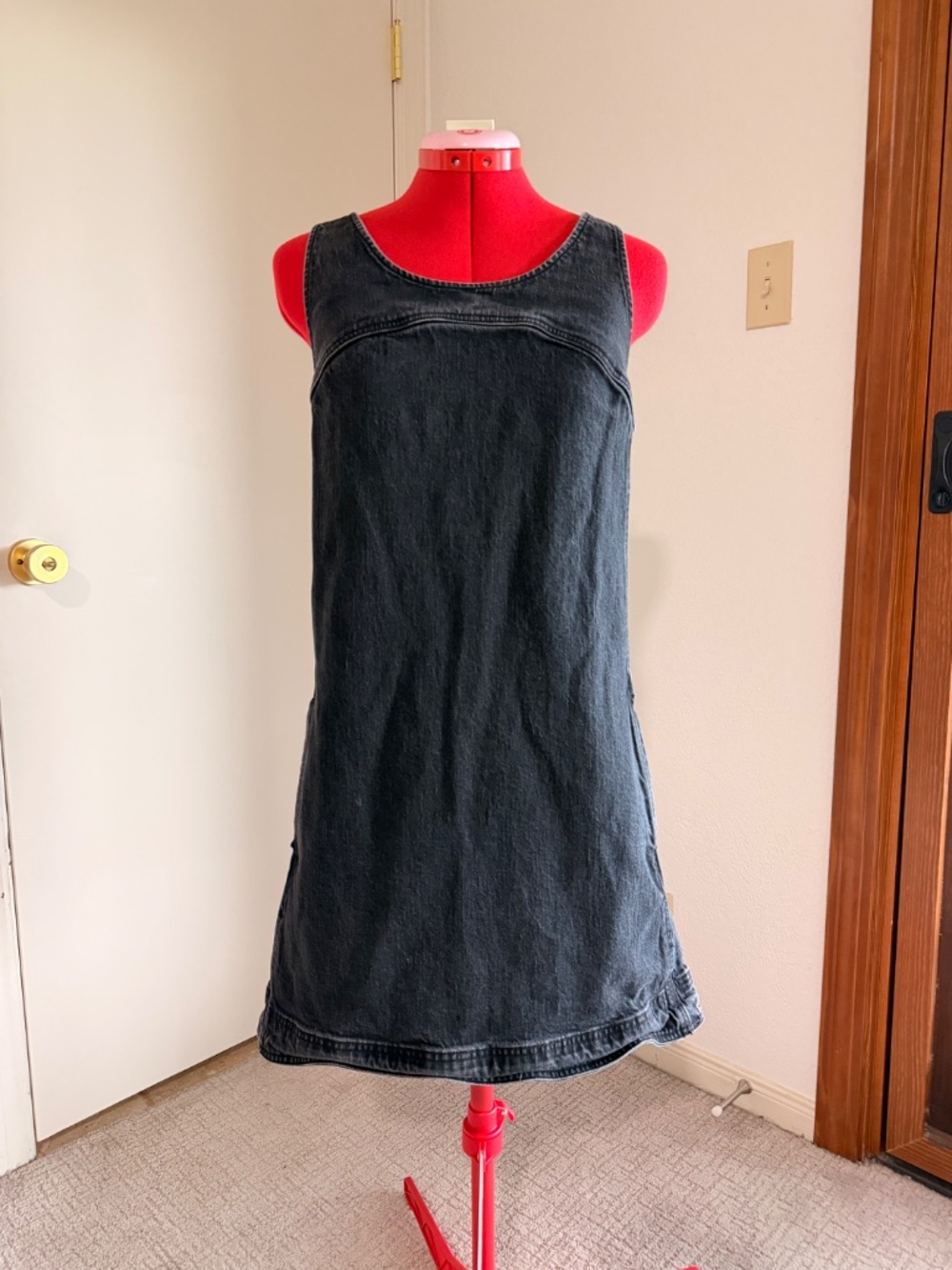 Anthropologie Pilcro Denim Shift Dress | Size 4 - Picture 4 of 6